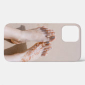 タトゥーを入れた足の選択的なフォーカス撮影 Case-Mate iPhoneケース (裏面 (横))