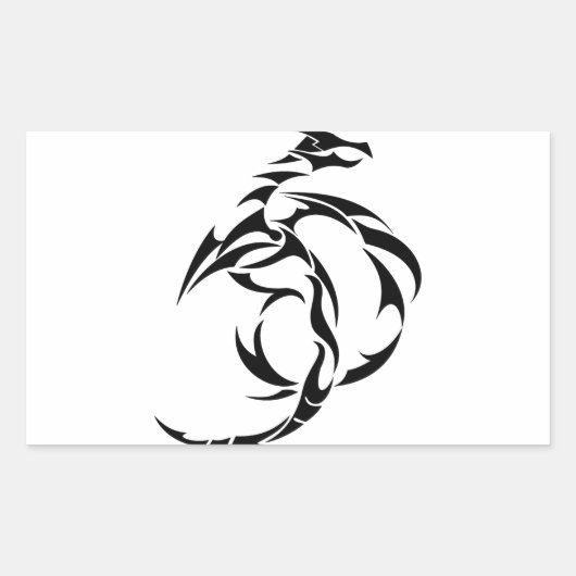 タトゥーを日焼けするシール 長方形シール (正面)