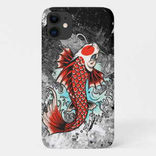 タトゥーアジアのコイフィッシュポン中国のド日本のウォーター iPhone 11 ケース