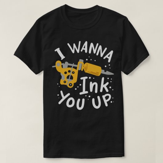 タトゥーアーティストにインクを入れたい Tシャツ (デザイン正面)