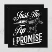 タトゥーアーティストのタトゥーストおもしろいギフトだけ シーズンカード (正面/裏面)