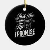 タトゥーアーティストのタトゥーストおもしろいギフトだけ セラミックオーナメント (正面)