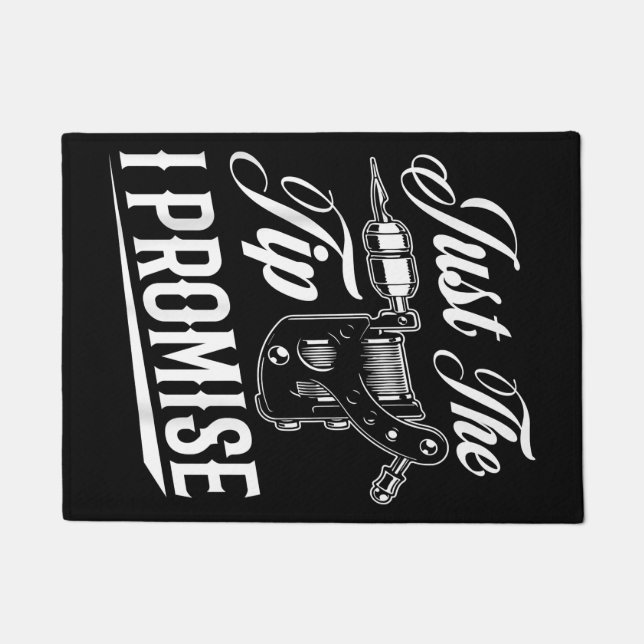 タトゥーアーティストのタトゥー入れおもしろい墨の贈り物 ドアマット (正面)