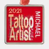 タトゥーアーティストエクストノーナレアカスタム メタルオーナメント (正面)