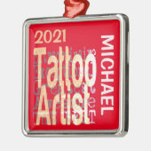 タトゥーアーティストエクストノーナレアカスタム メタルオーナメント (左)