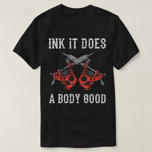 タトゥーアーティストギフト象嵌機 Tシャツ (デザイン正面)