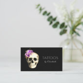 タトゥーアーティストゴシックスカルバラ 名刺 (スタンド正面)