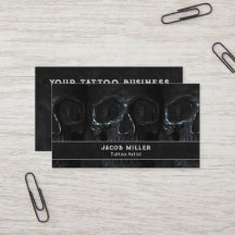 タトゥーアーティストゴシックブラックダークアカデミアスカル