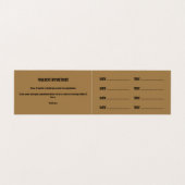 タトゥーアーティストサロンアポイントメント名刺 名刺 (内部フラット)