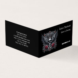 タトゥーアーティストサロンアポイントメント名刺 名刺