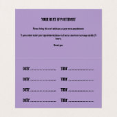 タトゥーアーティストサロンアポイントメント名刺 名刺 (内部フラット)