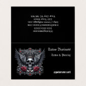 タトゥーアーティストサロンアポイントメント名刺 名刺 (外部フラット)