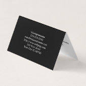 タトゥーアーティストサロンアポイントメント名刺 名刺 (裏面)