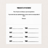 タトゥーアーティストサロンアポイントメント名刺 名刺 (内部フラット)