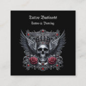 タトゥーアーティストサロン名刺 スクエア名刺 (正面)