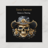 タトゥーアーティストサロン名刺 スクエア名刺 (正面)