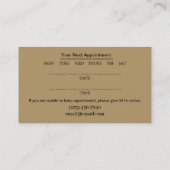 タトゥーアーティストサロン名刺 名刺 (裏面)