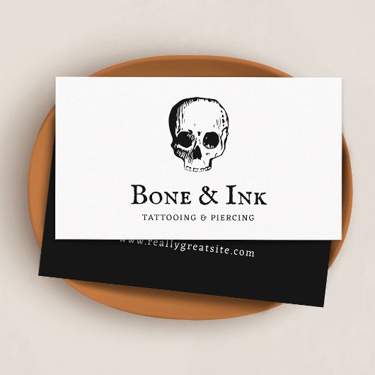 タトゥーアーティストスカル 名刺