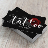 タトゥーアーティストタトゥーガン&バラタイポグラフィ 名刺