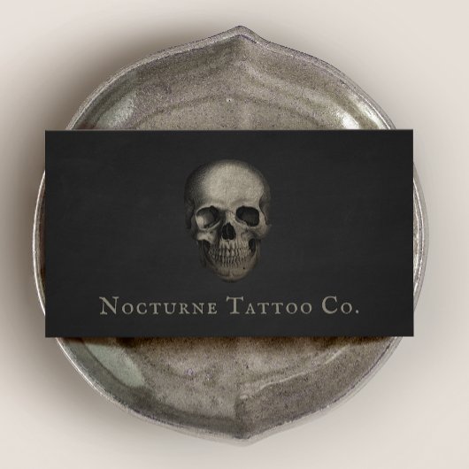 タトゥーアーティストダークスカル 名刺