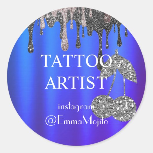 タトゥーアーティストディールクラシックオファークラシックラウンドロ ラウンドシール (正面)