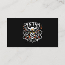 タトゥーアーティストプロフェッショナル体アートサロンショップ 名刺