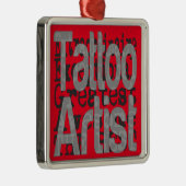 タトゥーアーティスト並外れ メタルオーナメント (右)