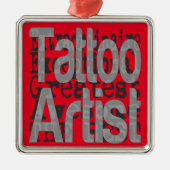 タトゥーアーティスト並外れ メタルオーナメント (正面)