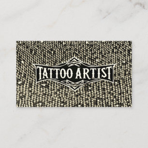 タトゥーアーティスト体アートサロンショッププロフェッショナル 名刺