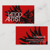 タトゥーアーティスト体アート名刺 名刺 (正面/裏面)