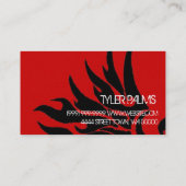 タトゥーアーティスト体アート名刺 名刺 (裏面)