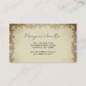 タトゥーアーティスト動揺してグランジ 名刺 (裏面)