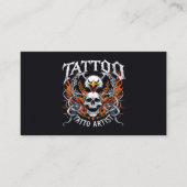 タトゥーアーティスト職業体アートタットショップパーラー 名刺 (正面)