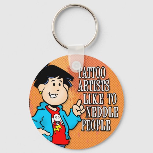 タトゥーアーティスト キーホルダー (正面)