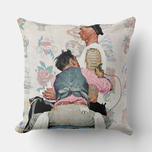 タトゥーアーティスト クッション (正面)