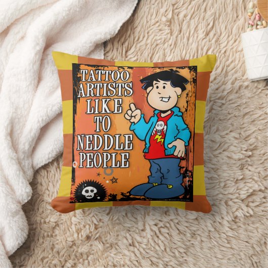 タトゥーアーティスト クッション (ブランケット)