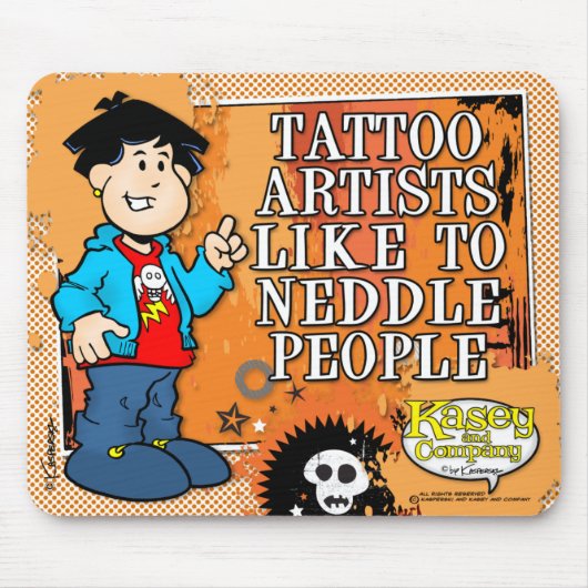 タトゥーアーティスト マウスパッド (正面)
