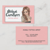 タトゥーアーティスト 名刺 (正面/裏面)