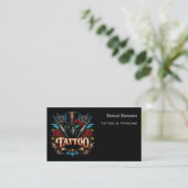 タトゥーアーティストQRコード 名刺 (スタンド正面)