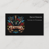 タトゥーアーティストQRコード 名刺 (正面)