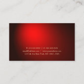 タトゥーアートアーティストオールドエレガントスタイルフォント 名刺 (裏面)