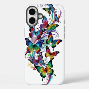 タトゥーアートカラフルスタイル蝶 – Apple iPhone 16 Plusケース