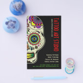 タトゥーアートショップのチラシ チラシ (シングル)