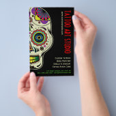 タトゥーアートショップフライヤー チラシ (ハンドル)