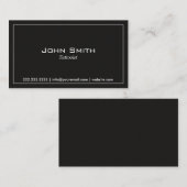 タトゥーアートミニマルシンプルリスト平暗 名刺 (正面/裏面)