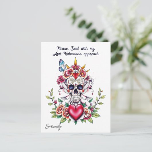 タトゥーインスパイアアユニセックスアンチ – バレンタカスタムイン ポストカード (スタンド正面)