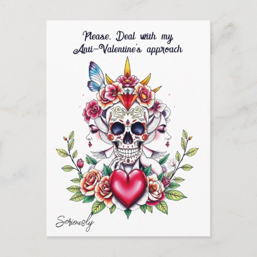 タトゥーインスパイアアユニセックスアンチ – バレンタカスタムイン ポストカード (正面)