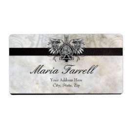 タトゥーウィングハートゲール語アイリッシュタトゥーデザイン ラベル