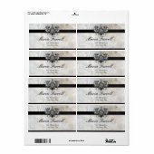 タトゥーウィングハートゲール語アイリッシュタトゥーデザイン ラベル (フルシート)