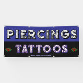 タトゥーカスタマイズショップで顧客を獲得 横断幕 (横)